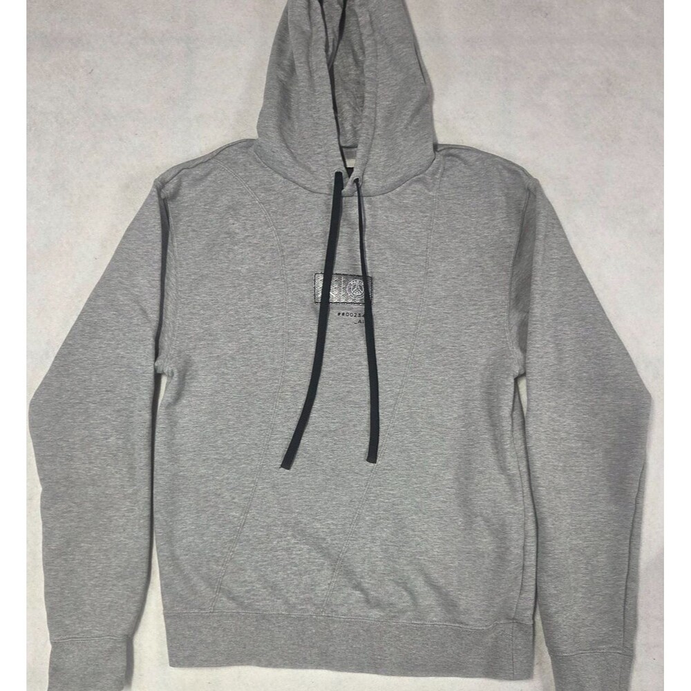 Nike Jordan Paris Saint-Germain Psg Pullover Hoodie Mens XS Gray Back Graphic